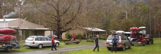 a regular guest - kayak club prepare to travel to the river white water
